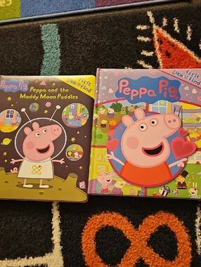 Peppa Pig Board Books - Peppa and the Muddy Moon Puddles + Peppa Pig